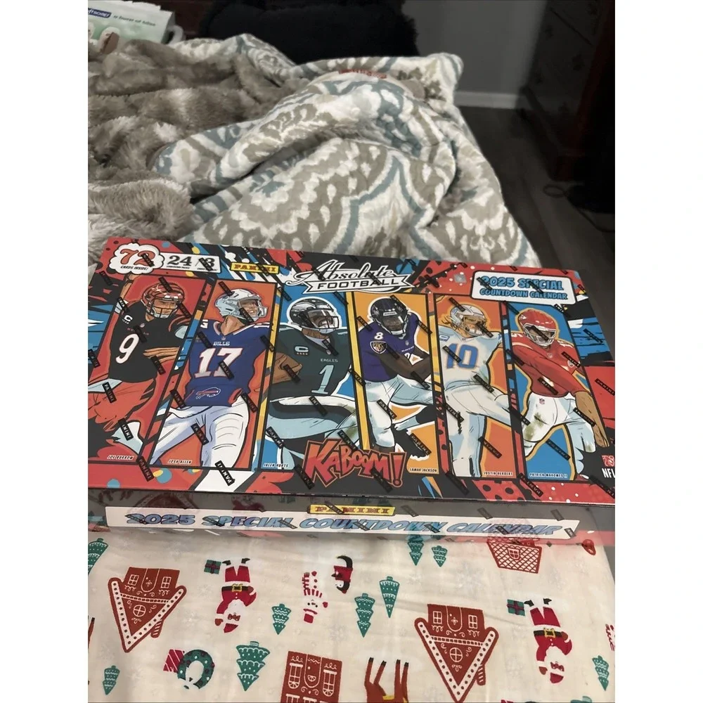 2025 Panini Absolute Football KABOOM! Special  Countdown Calendar Box NFL - Picture 2 of 5